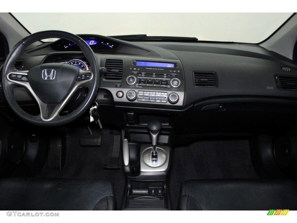 2008 Civic EX-L Coupe - Rallye Red / Black photo #9