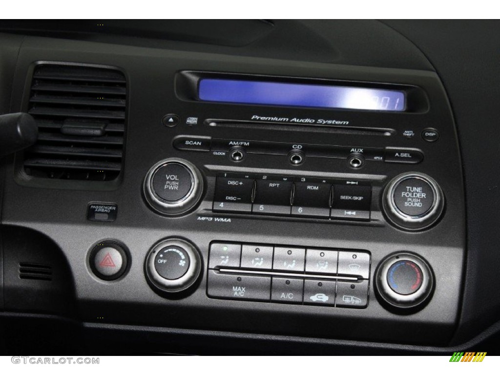 2008 Civic EX-L Coupe - Rallye Red / Black photo #10