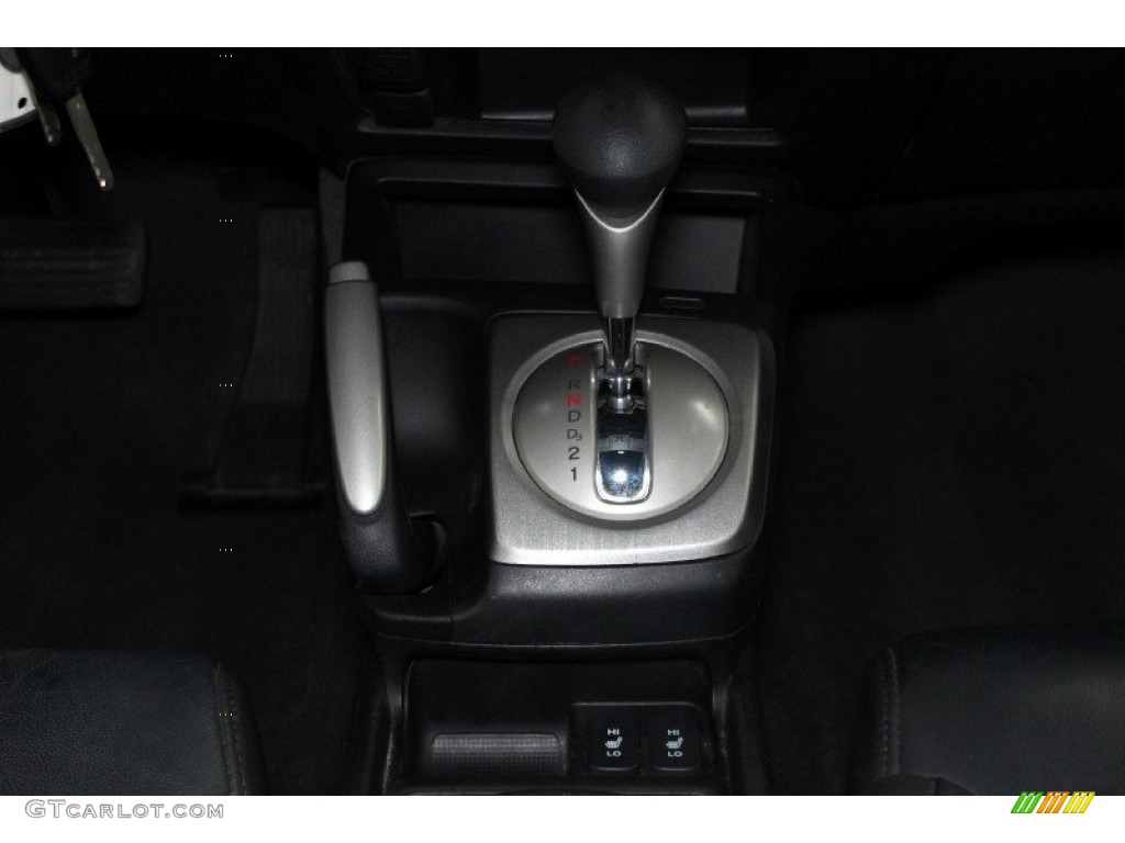 2008 Civic EX-L Coupe - Rallye Red / Black photo #11