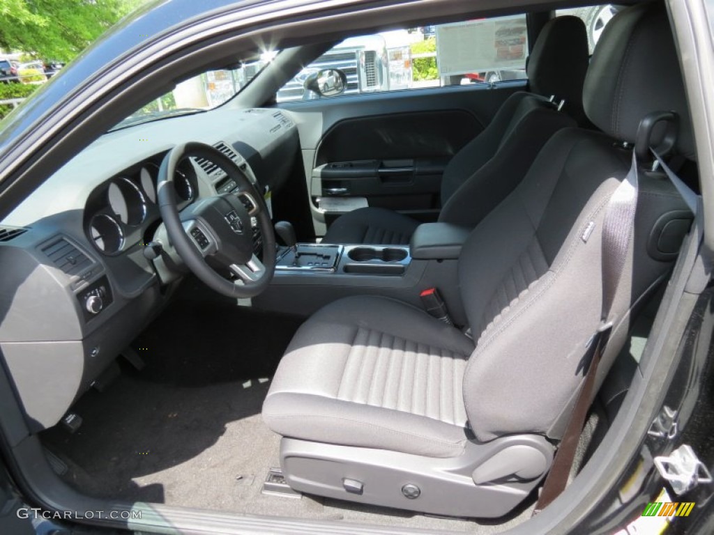 2013 Challenger SXT - Pitch Black / Dark Slate Gray photo #6