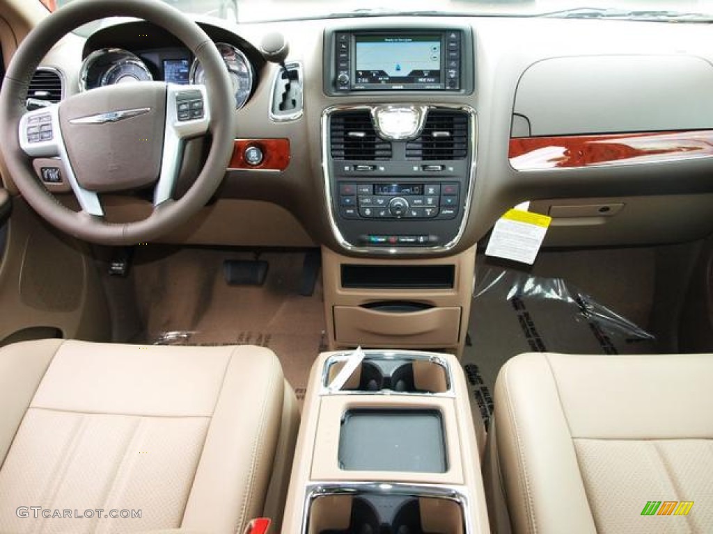 2013 Town & Country Touring - L - Deep Cherry Red Crystal Pearl / Dark Frost Beige/Medium Frost Beige photo #5