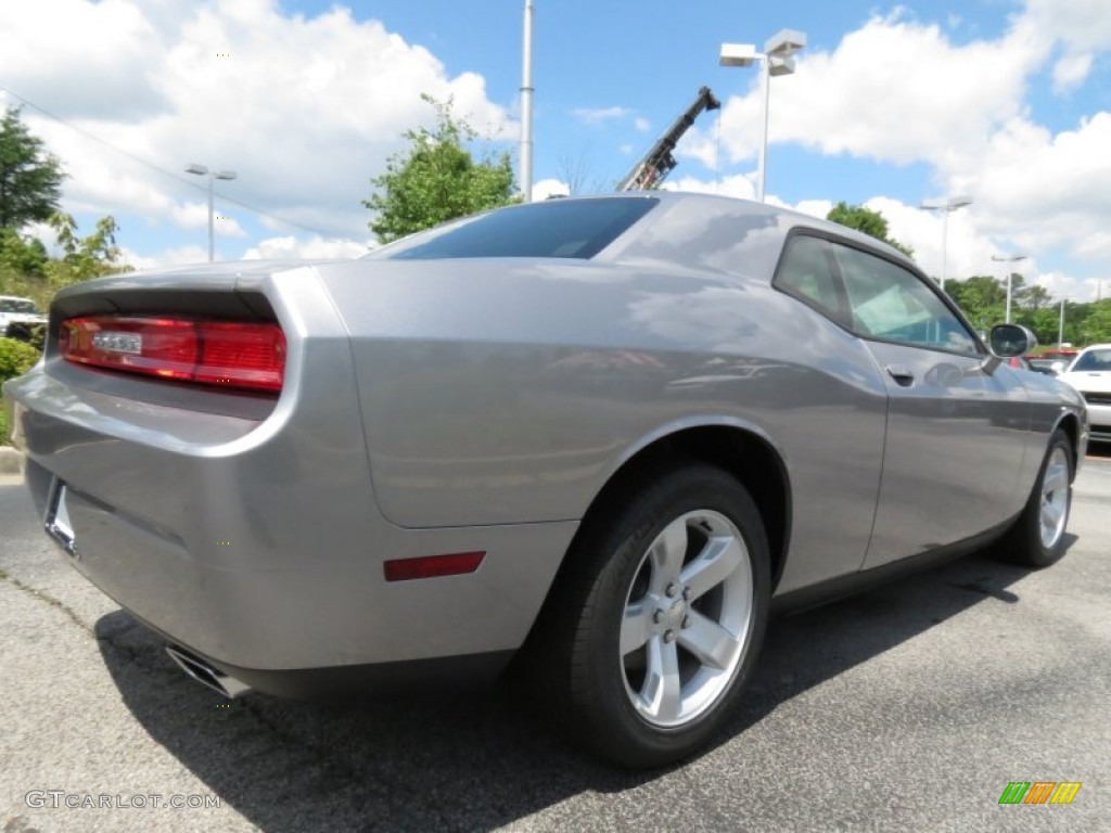 2013 Challenger SXT - Billet Silver Metallic / Dark Slate Gray photo #3