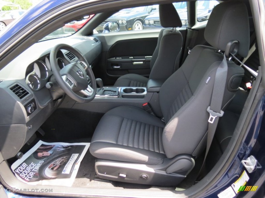 2013 Challenger SXT - Jazz Blue Pearl / Dark Slate Gray photo #6