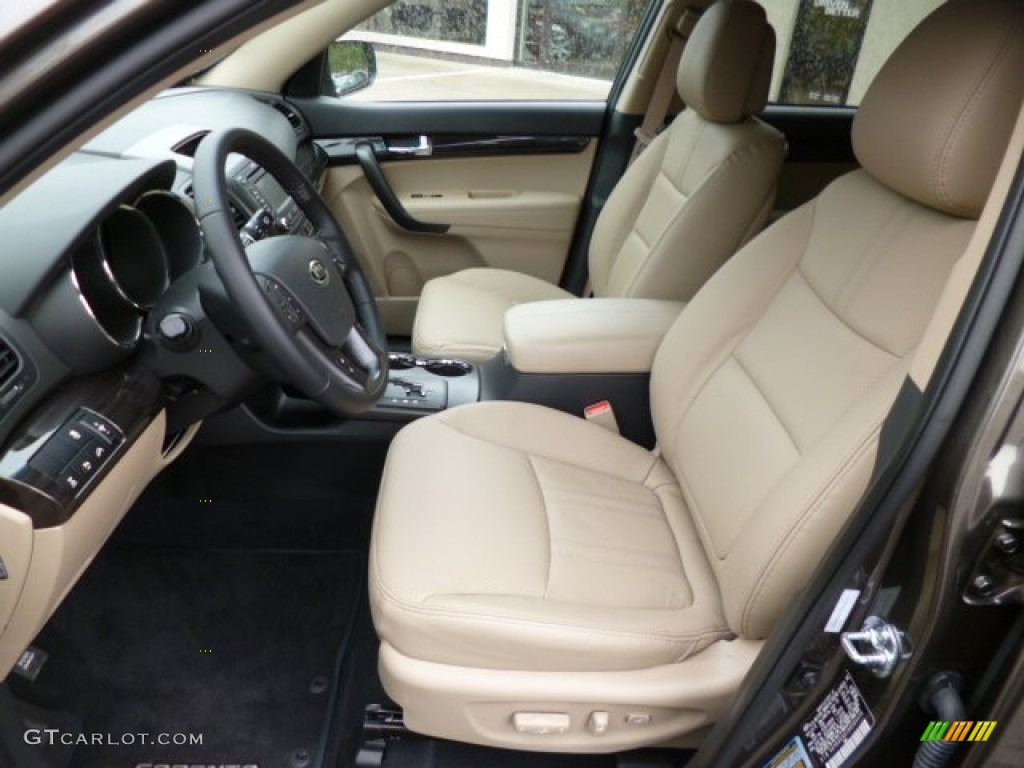 Beige Interior 2013 Kia Sorento EX AWD Photo #80811274