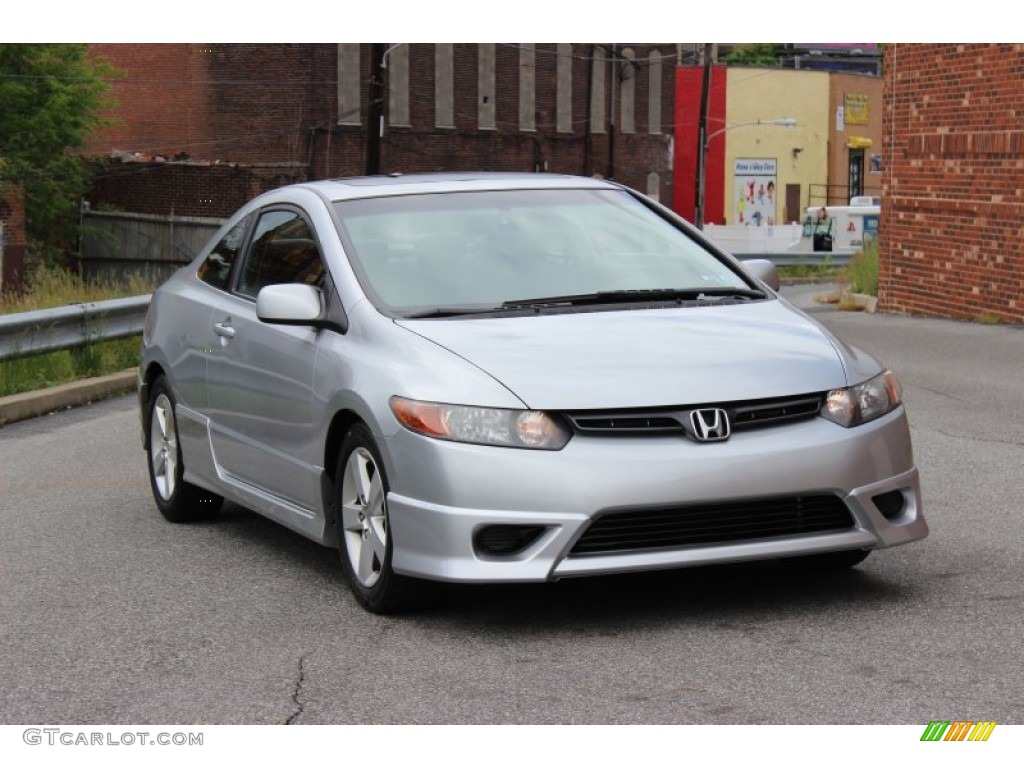 Alabaster Silver Metallic 2008 Honda Civic EX-L Coupe Exterior Photo #80811847