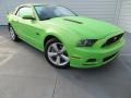 2013 Gotta Have It Green Ford Mustang GT Premium Convertible  photo #1