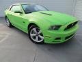2013 Gotta Have It Green Ford Mustang GT Premium Convertible  photo #2