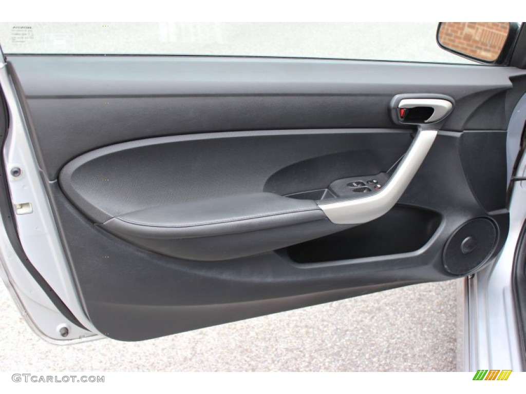 2008 Honda Civic EX-L Coupe Black Door Panel Photo #80812110
