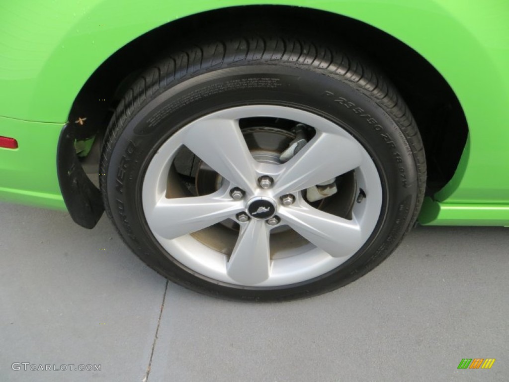 2013 Mustang GT Premium Convertible - Gotta Have It Green / Charcoal Black photo #13