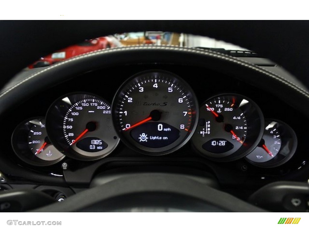 2011 Porsche 911 Turbo S Coupe Gauges Photo #80812263
