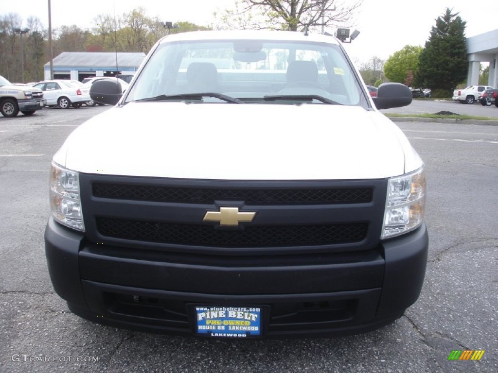 2008 Silverado 1500 Work Truck Regular Cab - Summit White / Dark Titanium photo #2