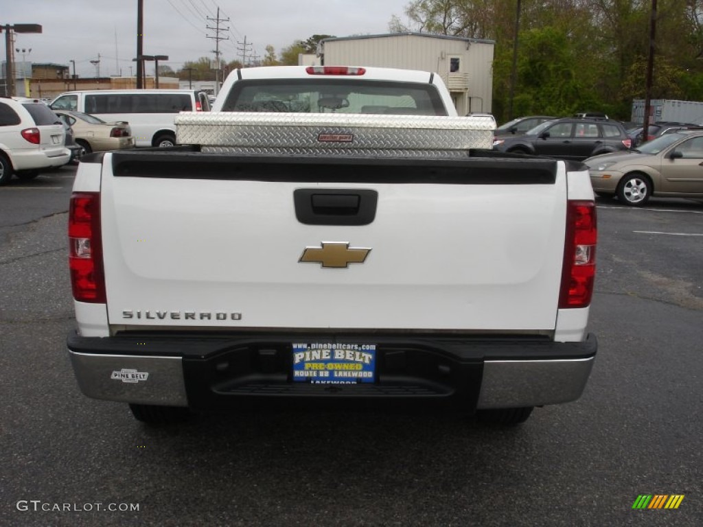 2008 Silverado 1500 Work Truck Regular Cab - Summit White / Dark Titanium photo #5