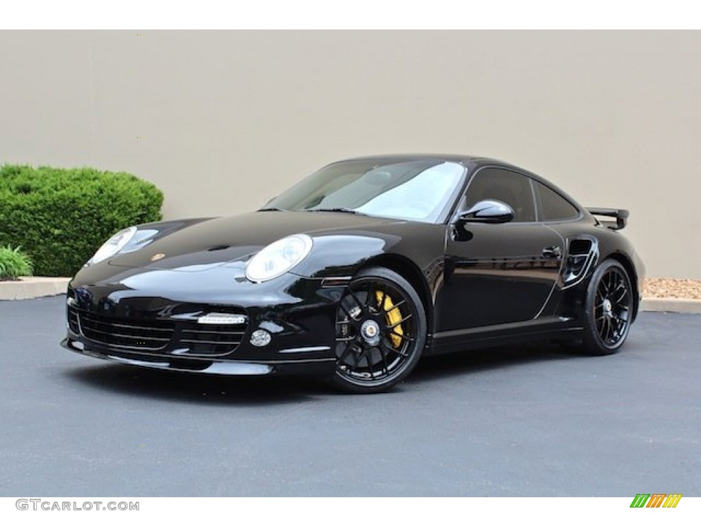 Black 2011 Porsche 911 Turbo S Coupe Exterior Photo #80812575