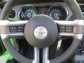 Charcoal Black 2013 Ford Mustang GT Premium Convertible Steering Wheel