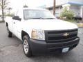 2008 Summit White Chevrolet Silverado 1500 Work Truck Regular Cab  photo #3