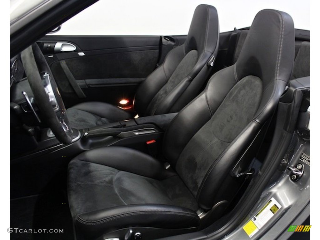 Black Interior 2012 Porsche 911 Carrera 4 GTS Cabriolet Photo #80813545