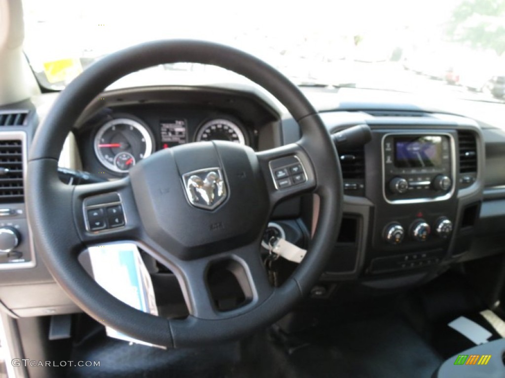 2013 3500 Tradesman Regular Cab 4x4 Dually Chassis - Bright White / Black/Diesel Gray photo #10