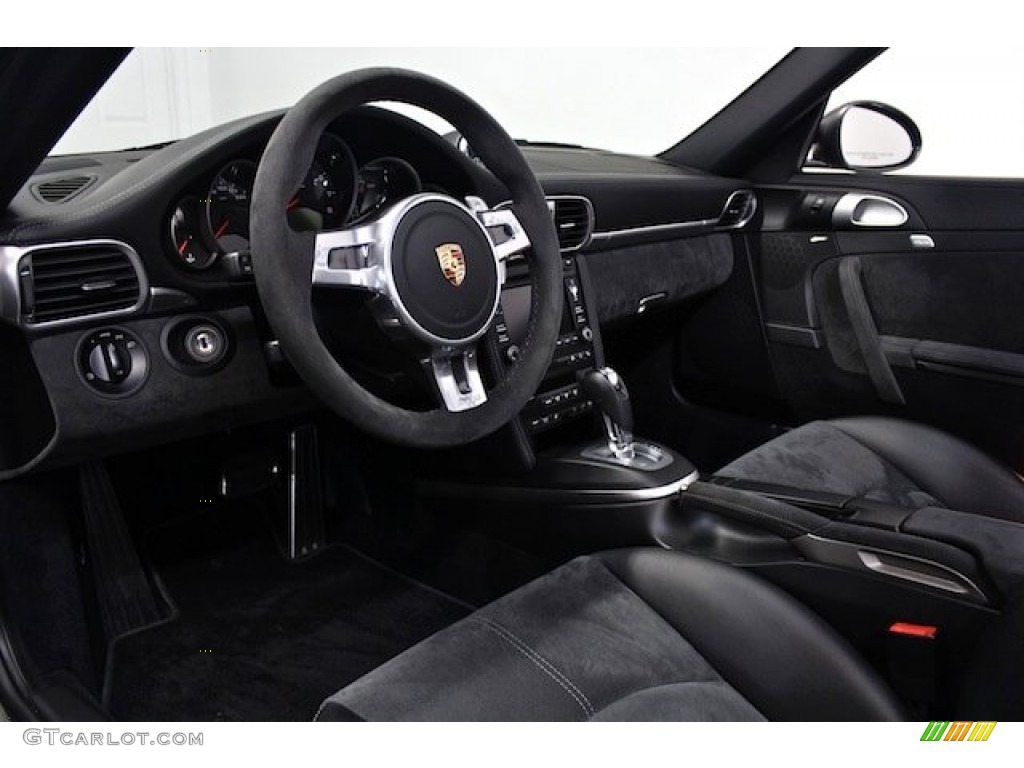 Black Interior 2012 Porsche 911 Carrera 4 GTS Cabriolet Photo #80813721