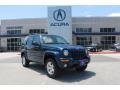 2002 Patriot Blue Pearlcoat Jeep Liberty Limited  photo #1