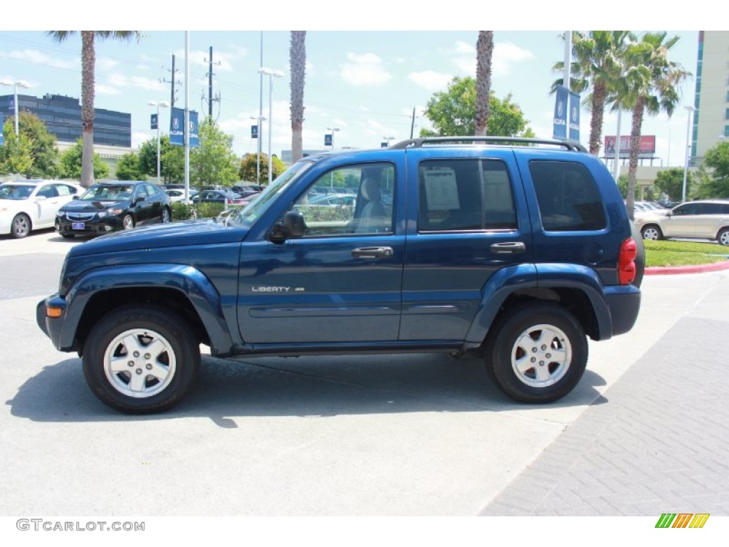 Patriot Blue Pearlcoat 2002 Jeep Liberty Limited Exterior Photo #80813878