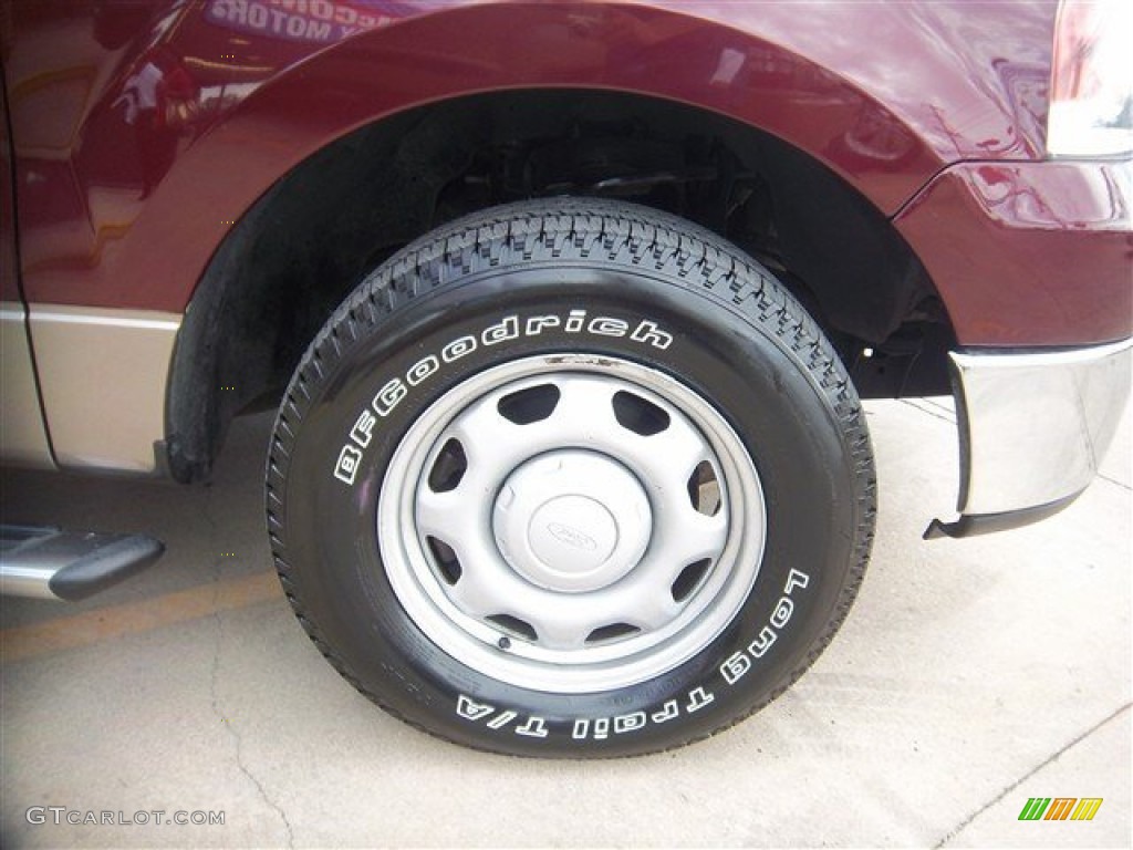 2006 F150 XLT SuperCrew - Dark Toreador Red Metallic / Tan photo #4