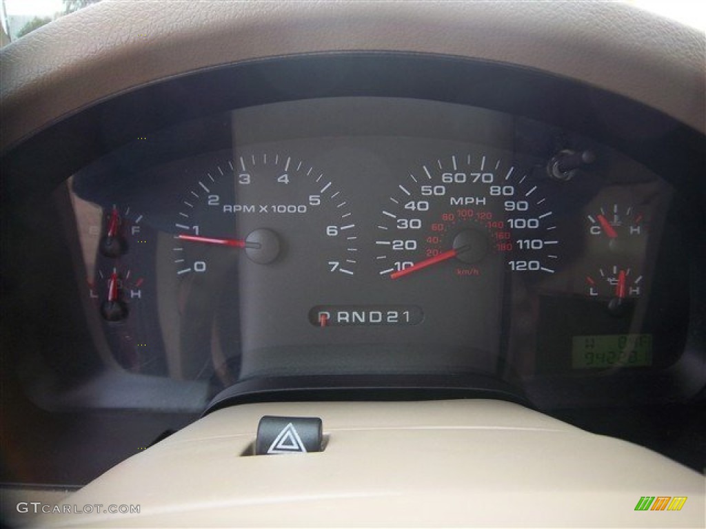 2006 F150 XLT SuperCrew - Dark Toreador Red Metallic / Tan photo #24