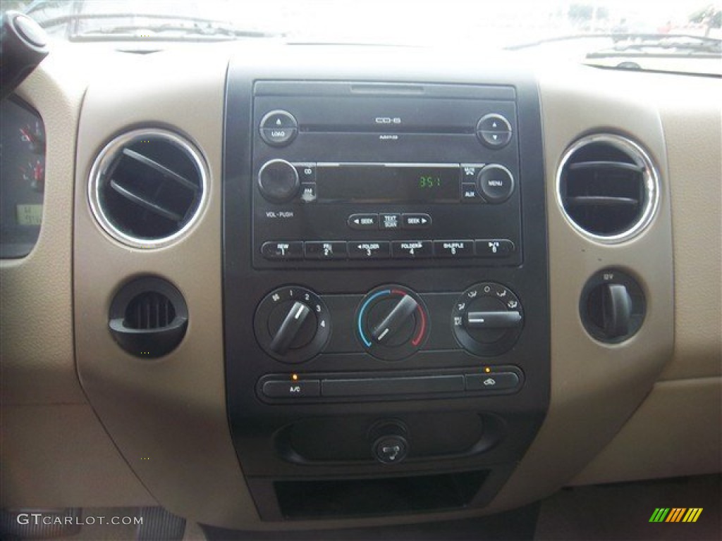 2006 F150 XLT SuperCrew - Dark Toreador Red Metallic / Tan photo #25