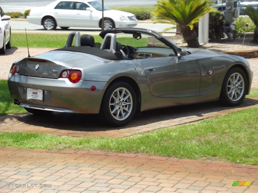 2003 Z4 2.5i Roadster - Sterling Grey Metallic / Black photo #2