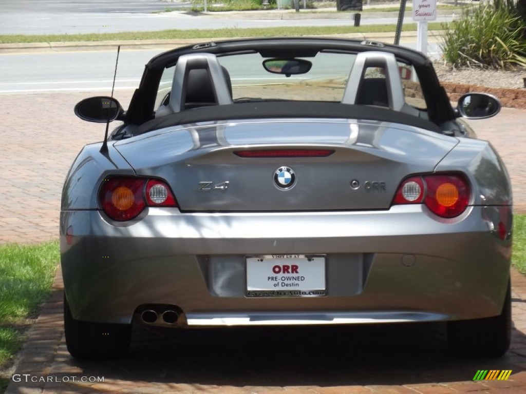 2003 Z4 2.5i Roadster - Sterling Grey Metallic / Black photo #3