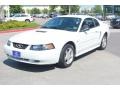 2002 Oxford White Ford Mustang V6 Coupe  photo #2