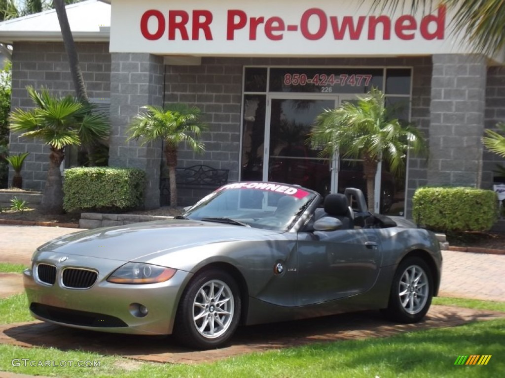 2003 Z4 2.5i Roadster - Sterling Grey Metallic / Black photo #5