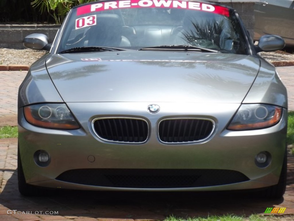 2003 Z4 2.5i Roadster - Sterling Grey Metallic / Black photo #6