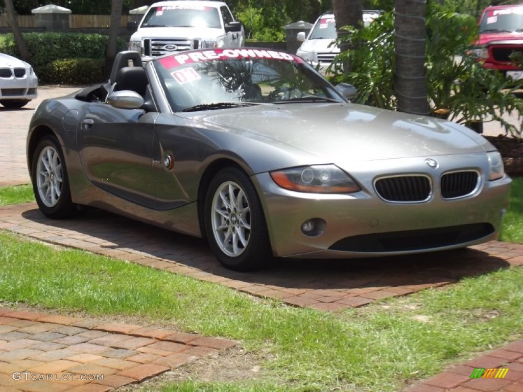 2003 Z4 2.5i Roadster - Sterling Grey Metallic / Black photo #8