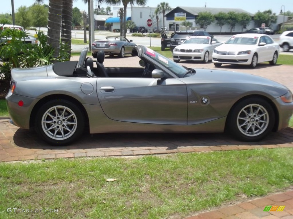 2003 Z4 2.5i Roadster - Sterling Grey Metallic / Black photo #9