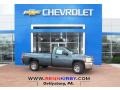2013 Blue Granite Metallic Chevrolet Silverado 1500 Work Truck Regular Cab 4x4  photo #1