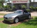 2003 Sterling Grey Metallic BMW Z4 2.5i Roadster  photo #13