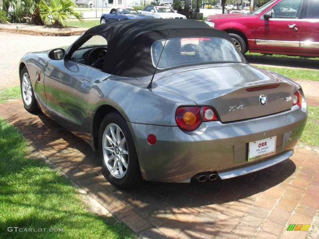 2003 Z4 2.5i Roadster - Sterling Grey Metallic / Black photo #14