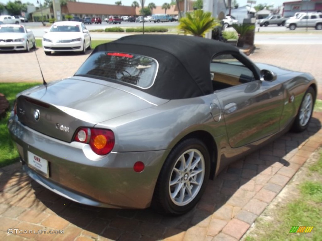 2003 Z4 2.5i Roadster - Sterling Grey Metallic / Black photo #15
