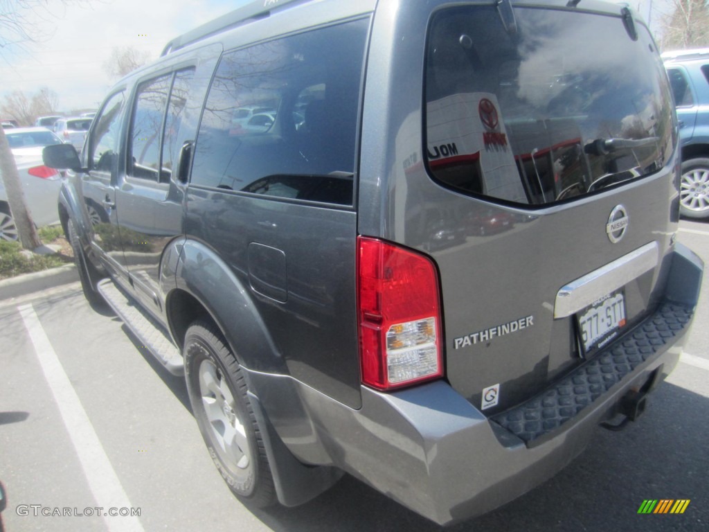 2006 Pathfinder SE 4x4 - Storm Grey Metallic / Graphite photo #3