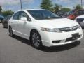 2009 Taffeta White Honda Civic EX Sedan  photo #6