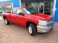 2013 Victory Red Chevrolet Silverado 1500 LT Extended Cab 4x4  photo #12