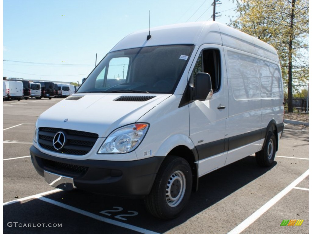 2013 Sprinter 2500 Cargo Van - Arctic White / Lima Black Fabric photo #1