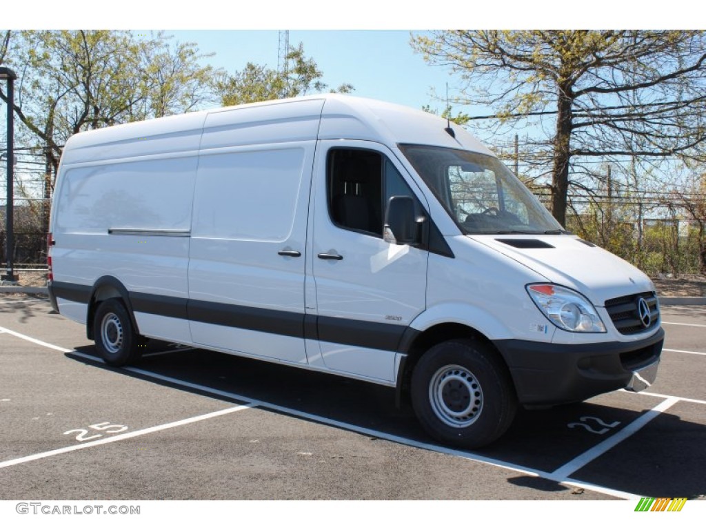 Arctic White 2013 Mercedes-Benz Sprinter 2500 High Roof Cargo Van Exterior Photo #80820032