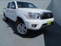 Super White 2013 Toyota Tacoma V6 Limited Prerunner Double Cab