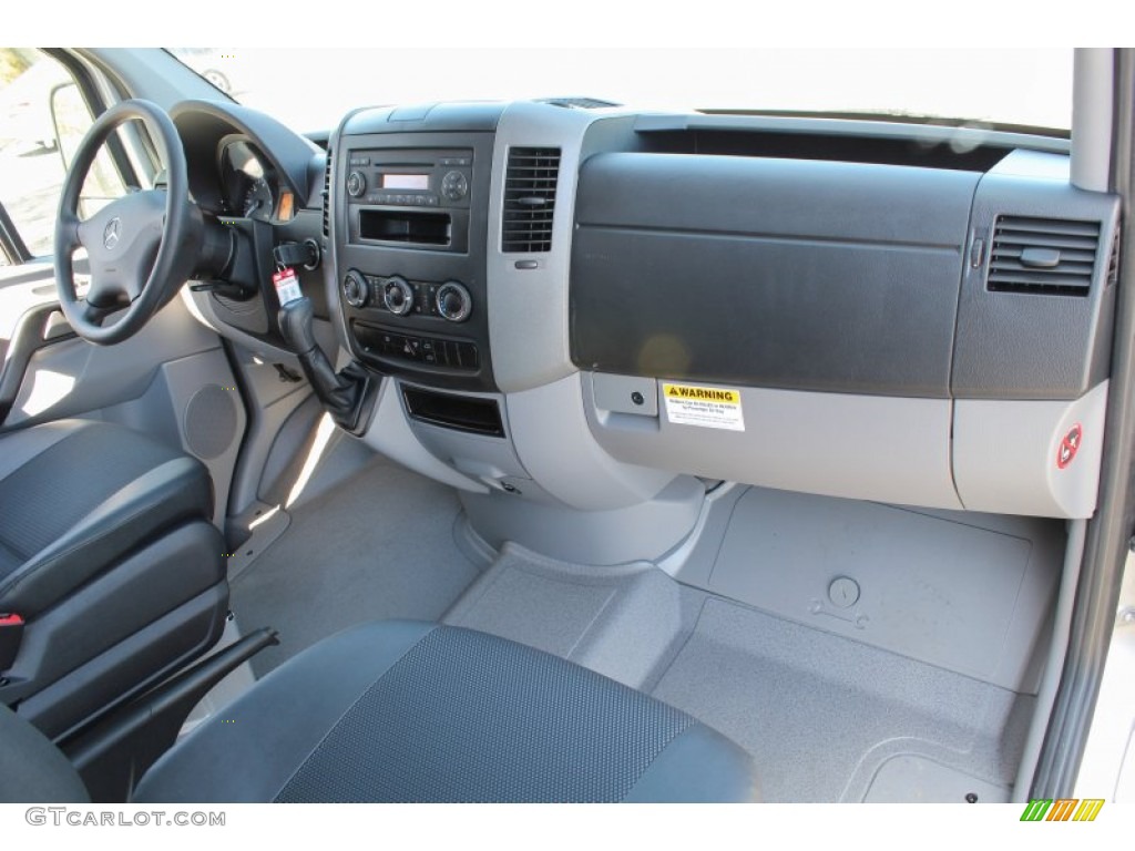 2013 Mercedes-Benz Sprinter 2500 High Roof Passenger Van Lima Black Fabric Dashboard Photo #80821247
