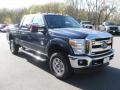 2012 Dark Blue Pearl Metallic Ford F350 Super Duty Lariat Crew Cab 4x4  photo #1