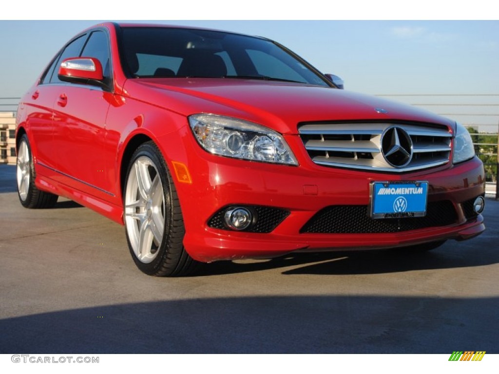 2008 C 350 Sport - Mars Red / Black photo #1