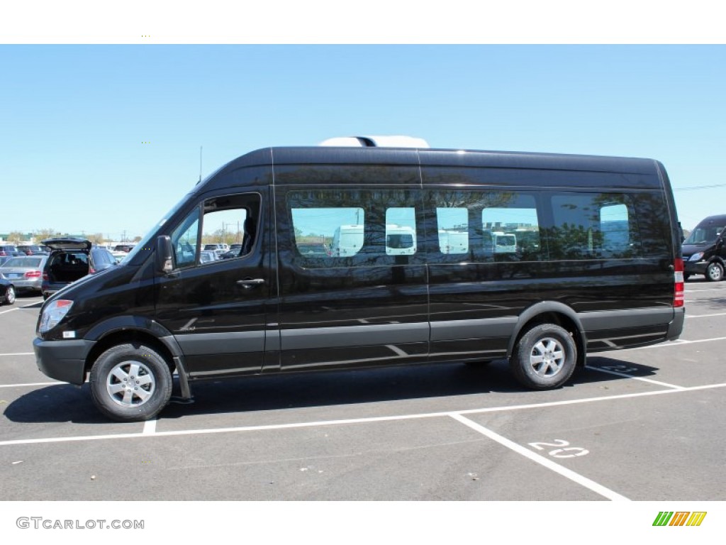 Jet Black 2013 Mercedes-Benz Sprinter 2500 High Roof Cargo Van Exterior Photo #80822473