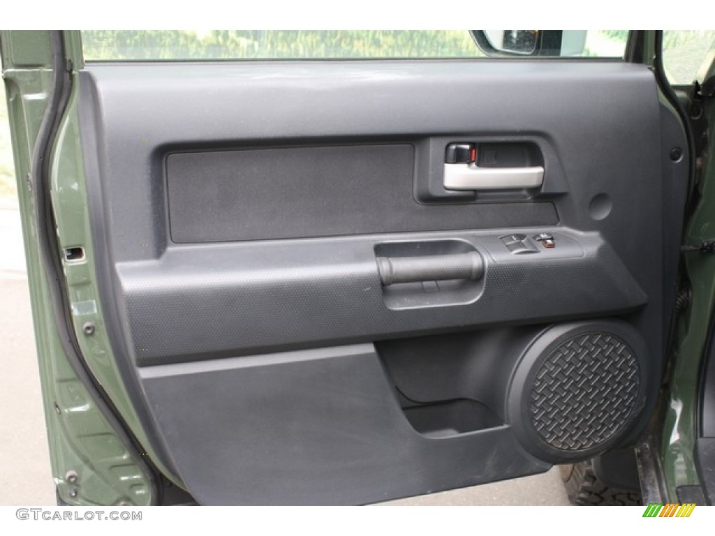 2010 Toyota FJ Cruiser 4WD Dark Charcoal Door Panel Photo #80823101