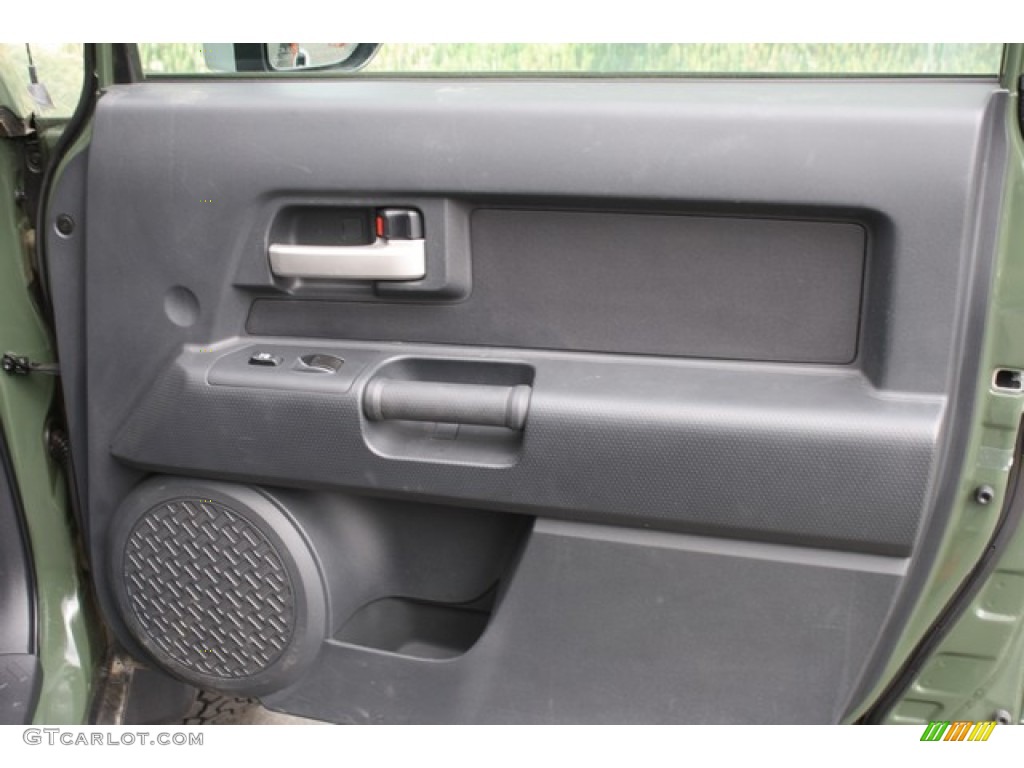 2010 Toyota FJ Cruiser 4WD Dark Charcoal Door Panel Photo #80823118